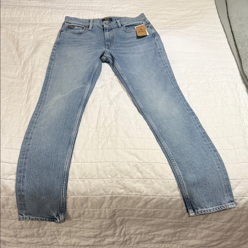 Ralph Lauren Men's Denim Blue Straight Jeans